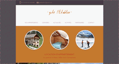 Desktop Screenshot of gite-letablon.com